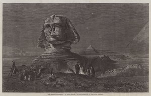 De Sfinx om Middernacht, in de Tentoonstelling van de Koninklijke Academie door Frank Dillon